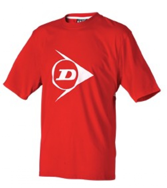 DUNLOP Promoline Unisex T-Shirt rot Gr. XL