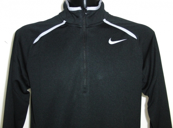 NIKE Herren Longsleeve schwarz-grau Gr. M