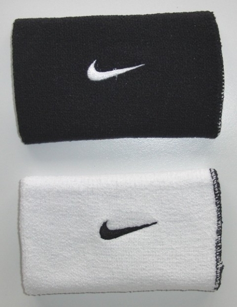 Nike Schweissband Premier Home and Away Wristband Large Unisex Anthrazit und Weiss