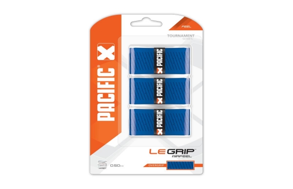 Pacific Le Grip AIR FEEL 3er Overgrip Tennisgriffband Überband blau