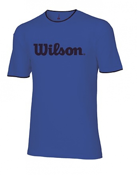 Wilson Tennis Tee T-Shirt poolblau/midnight navy Herren Gr. M